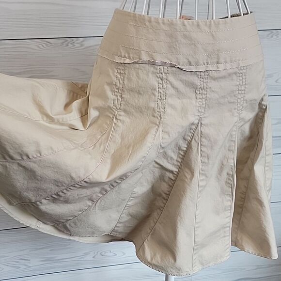 Guess khaki mini skirt in cotton Women's Size 26 - Picture 4 of 12